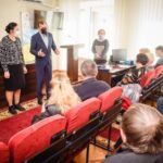 Балаклійський міський голова Іван Столбовий та секретар Балаклійської міської ради Оксана Бондар привітали ліквідаторів аварії на Чорнобильській АЕС старостинських округів