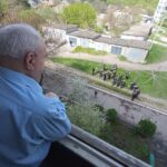 Привiтання учасникiв бойових дiй з 76-ю рiчницею Перемоги в м. Балаклiя
