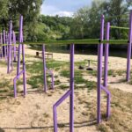 Облаштовано спортивний майданчик біля дитячого пляжу