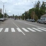 Проводиться робота з розмітки вулично-дорожньої мережі міста Балаклія