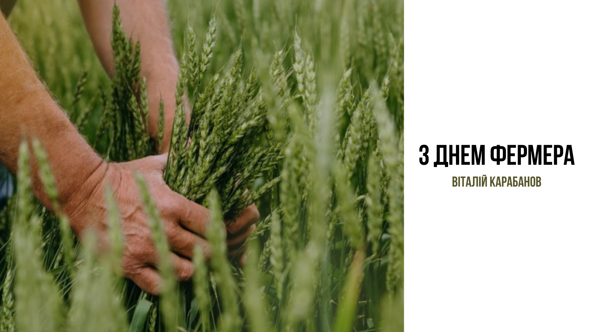 Привітання начальника Балаклійської МВА Віталія Карабанова з Днем фермера