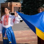 Привітання начальника Балаклійської МВА Віталія Карабанова з Днем Державного Прапора України