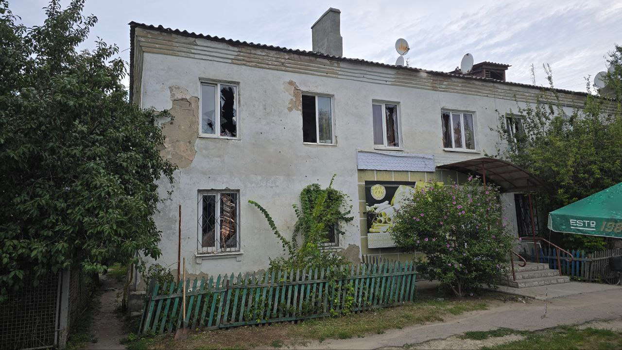 Віталій Карабанов  – про наслідки ворожого обстрілу ударними БпЛА по м. Балаклія 9 серпня