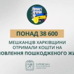 «Понад 38 600 мешканців Харківщини отримали кошти на відновлення пошкодженого житла», – Олег Синєгубов