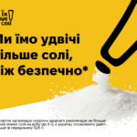 Більшість українців навіть не підозрюють, що споживають удвічі більше солі, ніж це безпечно для здоров’я