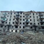 Наслідки ворожого удару по м. Балаклія 01.10.2025