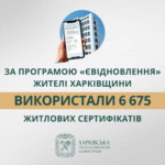За програмою «єВідновлення» жителі Харківщини використали 6675 житлових сертифікатів – Олег Синєгубов