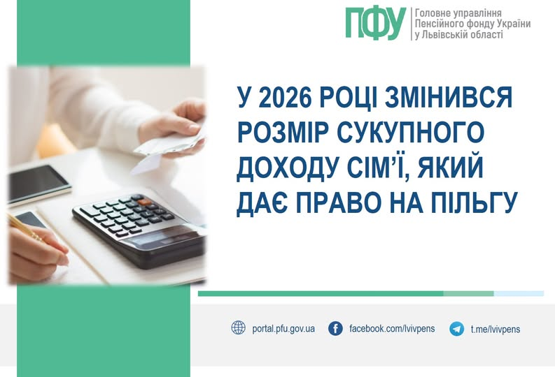 У 2026 році змінився розмір сукупного доходу сім’ї, який дає право на пільгу