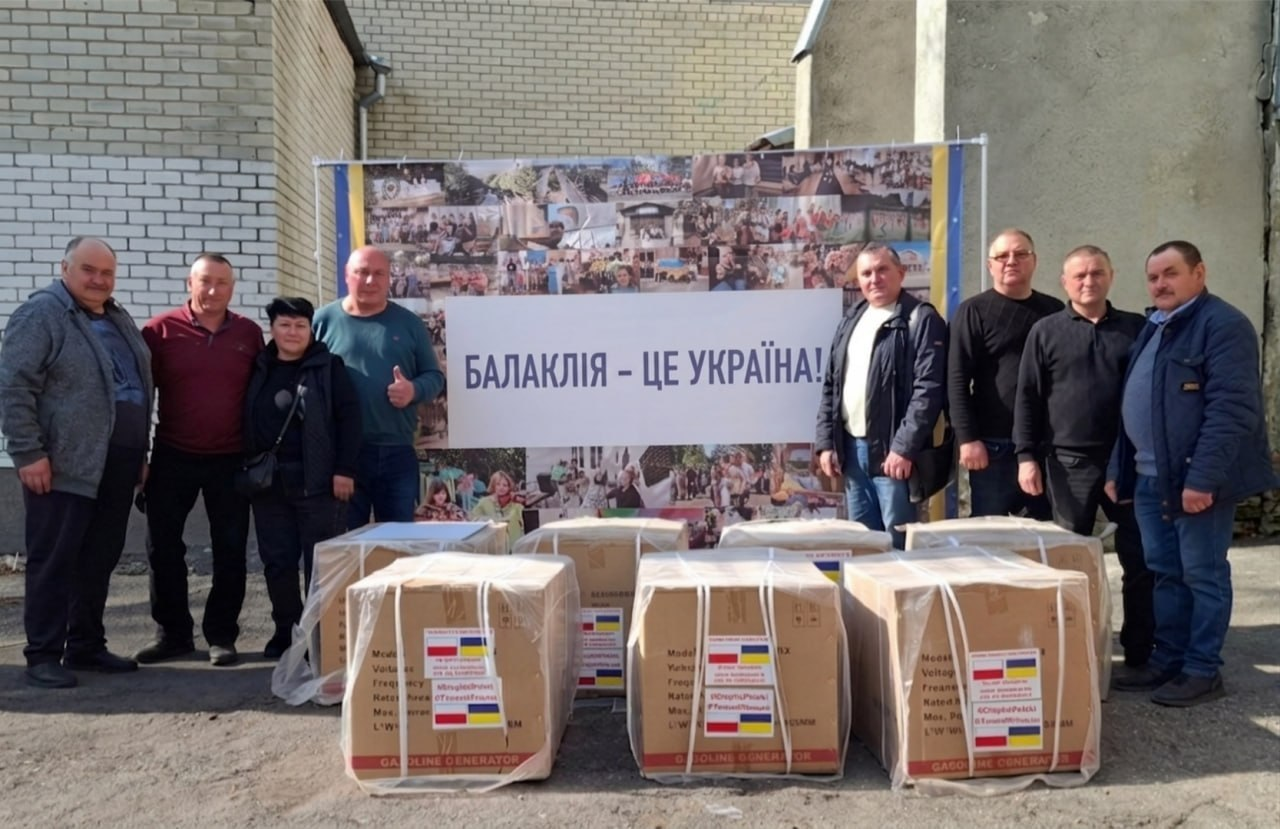 Балаклійська громада отримала генератори для забезпечення стабільної роботи установ
