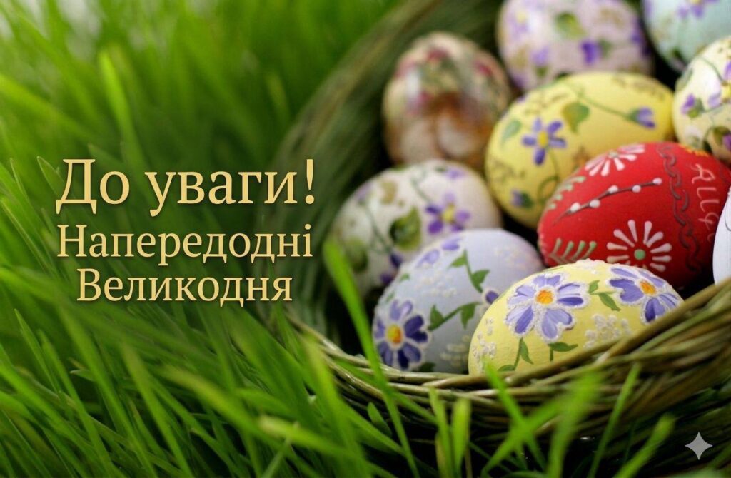 Наближаються Великодні свята: пам’ятаймо про головне