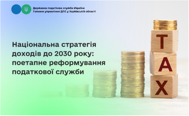 Національна стратегія доходів до 2030 року: поетапне реформування податкової служби