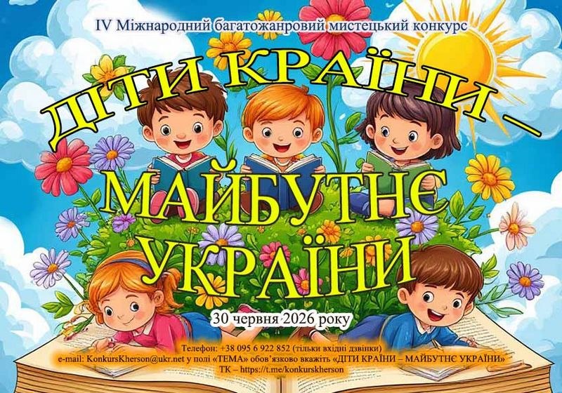 Мистецький конкурс “Діти країни – майбутнє України”