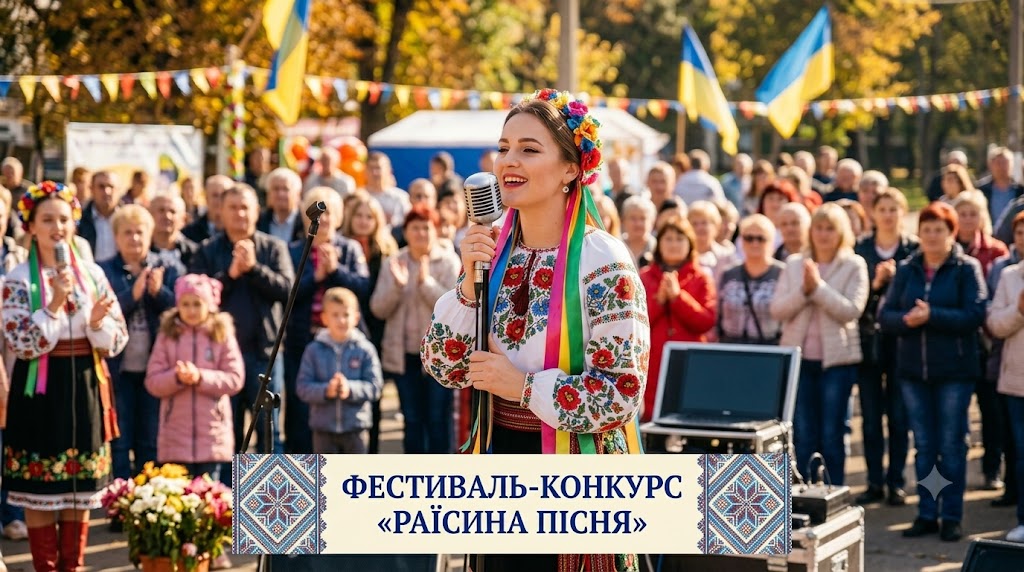 Запрошуємо до участі у Відкритому фестивалі-конкурсі вокального мистецтва пам’яті Раїси Кириченко «Раїсина пісня»! 