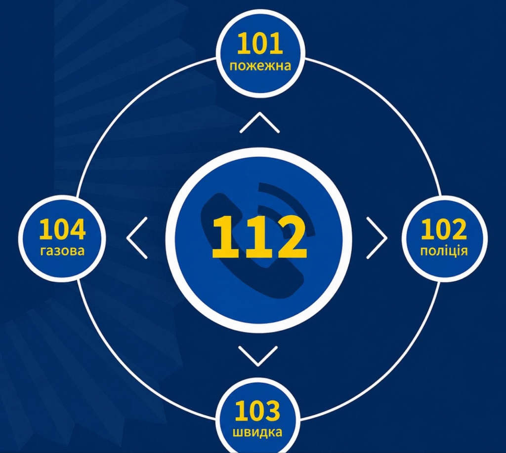 103 чи 112: куди телефонувати у разі надзвичайної ситуації?