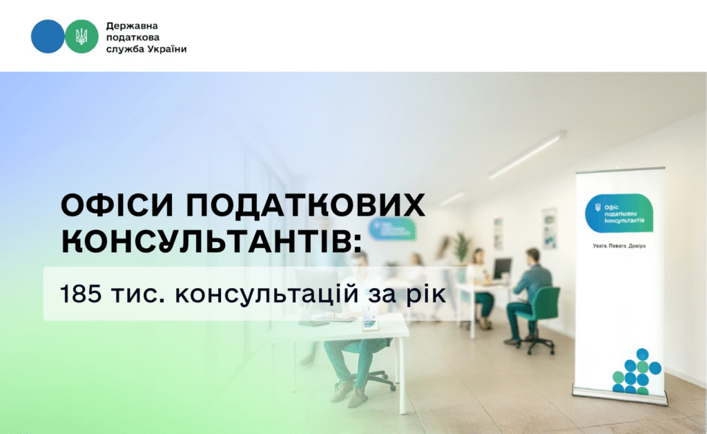Офіси податкових консультантів: 185 тис. консультацій за рік та новий формат взаємодії з платниками