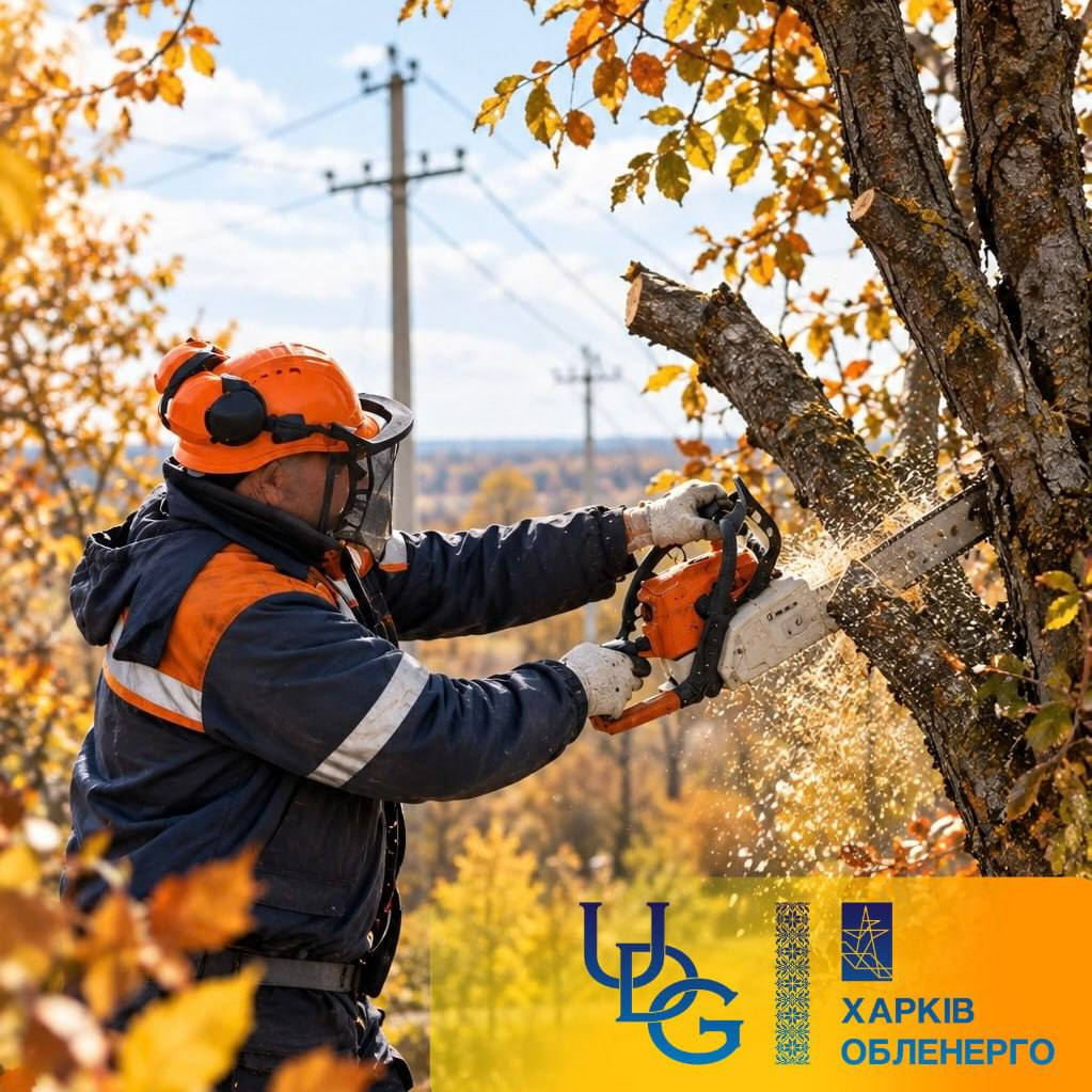 Обрізайте дерева вчасно – бережіть електромережі!